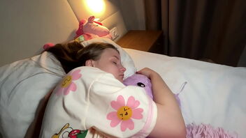 Step step-sister gets stiff sex and facial with natural tits