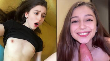 Brilliant doll with Brilliant shape tits gets tough sex from her roommate