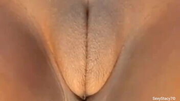Stacy's wet and rosy vulva solo play