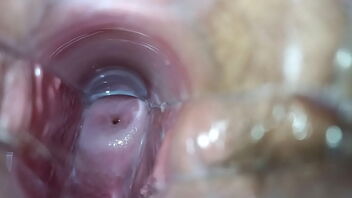 Close up of an ejaculation in the vagina