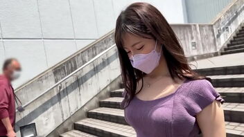 Last tryst with stunning Chinese sweetie with outstanding immense tits. She pumps out and gets soaked in the car.